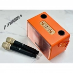 Ηχείο Karaoke Bluetooth Boom Bass M4201+ με 2 μικρόφωνα Πορτοκαλί