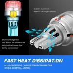 T15 LED 12V 6 SMD 3020 6W 560LM 6500K ψυχρό λευκό 2 τεμάχια A500 SL2 T15W NOVSIGHT