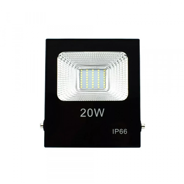 Προβολέας Flood Light LED SMD 20W AC85 – 265V IP66 Λευκού Φωτισμού LYLU LY-20W – Μαύρο