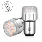 Διπολική λάμπα LED 1157 BAY15D 12V 9 SMD 3020 9W 540LM πορτοκαλί 2 τεμάχια A500 SL2 1157O NOVSIGHT