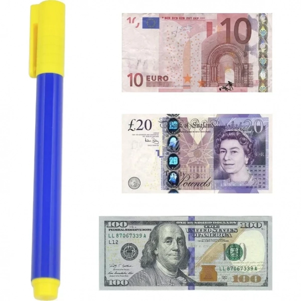 Στυλό Ελέγχου Πλαστών Χαρτονομισμάτων Banknote Tester Pen 0520.024 Μπλε