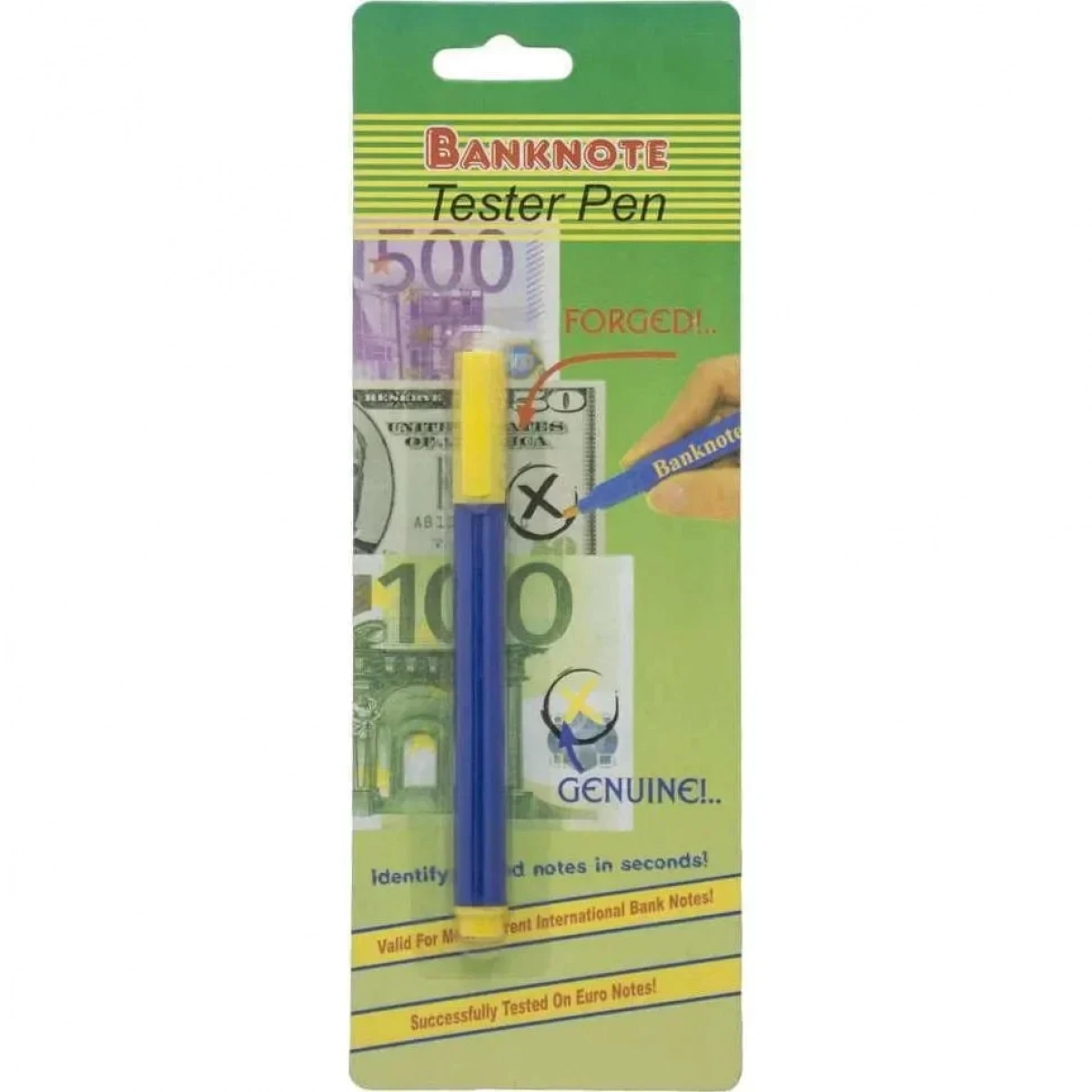 Στυλό Ελέγχου Πλαστών Χαρτονομισμάτων Banknote Tester Pen 0520.024 Μπλε