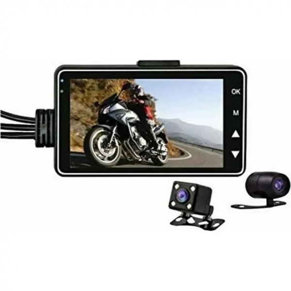 MT80 1080P Καταγραφικό Μοτοσυκλέτας DVR με δύο κάμερες Αδιάβροχες