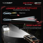 NovSight Λάμπες Αυτοκινήτου A500 N11S H4 LED 6000K Ψυχρό Λευκό 12-24V 30W 2τμχ
