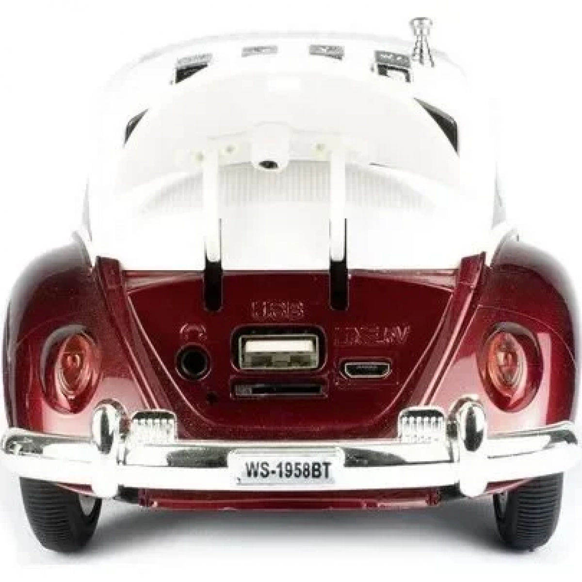 Ηχείο-ραδιόφωνο Bluetooth Taxi Car WS-1958BT Κόκκινο
