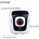 DM 206 Τροχός Νυχιών Ρεύματος 35000rpm με Πεντάλ σε Λευκό Χρώμα 65W
