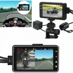 MT80 1080P Καταγραφικό Μοτοσυκλέτας DVR με δύο κάμερες Αδιάβροχες