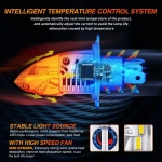 Φώτα Πορείας LED 70W 6000K 12000lumen H4 NovSight A397-F10-H4