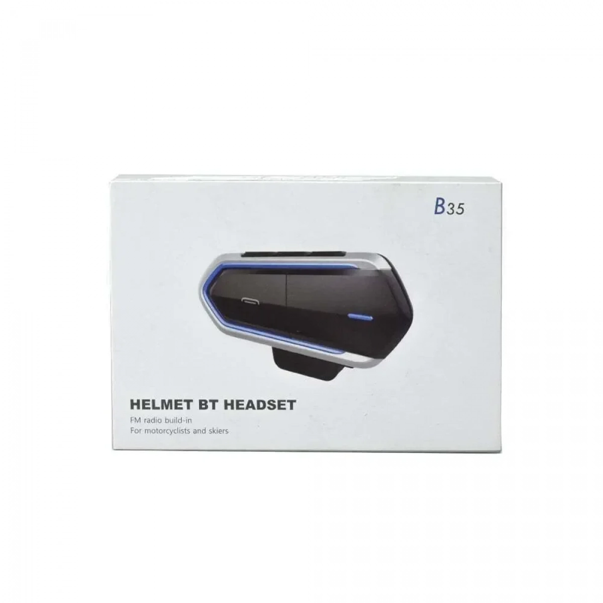 Bluetooth Ακουστικά για Κράνος με FM Radio OEM B35 – Μαύρο