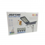 Jortan Ηλιακό Φωτιστικό Δρόμου 400W Ψυχρό Λευκό 6500K με Τηλεχειριστήριο