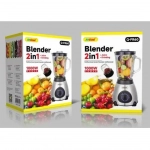 Andowl Q-FR60 Μπλέντερ για Smoothies 1.5lt 1000W Inox