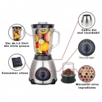 Andowl Q-FR60 Μπλέντερ για Smoothies 1.5lt 1000W Inox