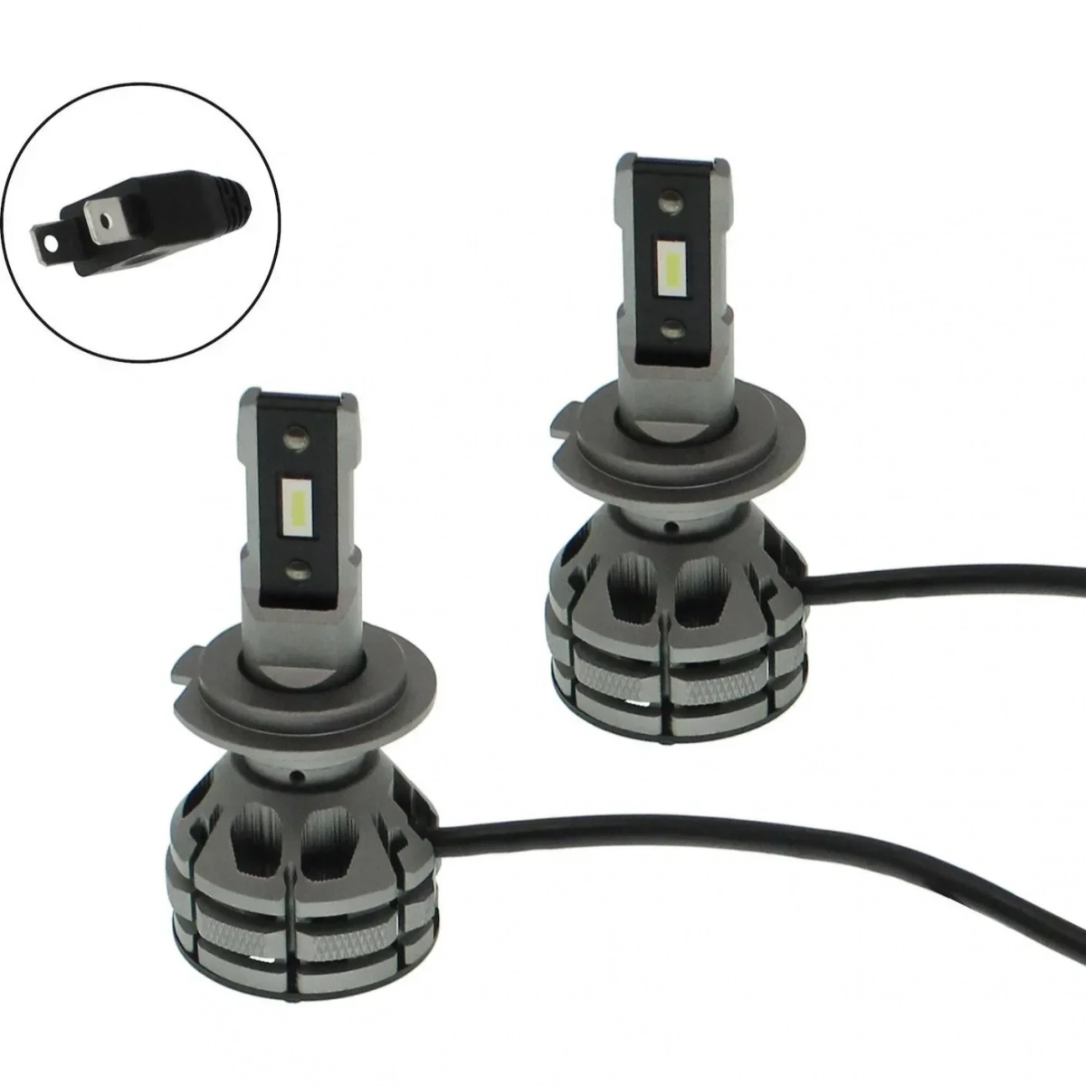 NovSight Λάμπες Αυτοκινήτου A500 N38 H7 LED 6500K Ψυχρό Λευκό 9-32V 80W 2τμχ