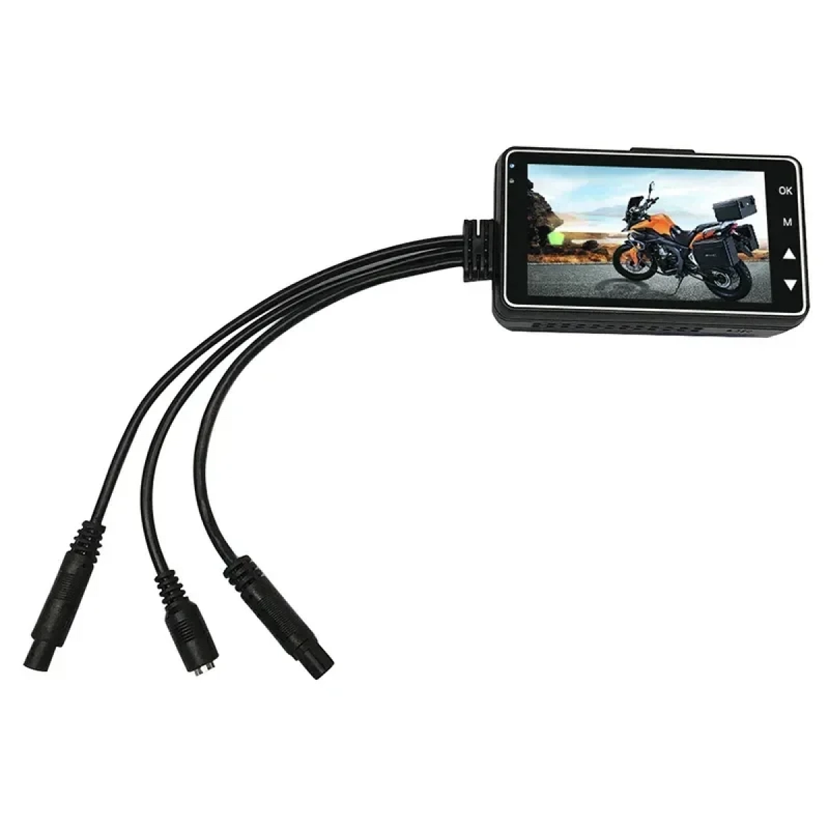 MT80 1080P Καταγραφικό Μοτοσυκλέτας DVR με δύο κάμερες Αδιάβροχες