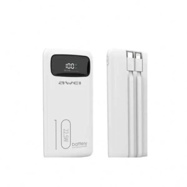 Powerbank Awei P168K 10000mAh (Λευκό)