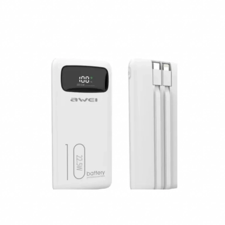Powerbank Awei P168K 10000mAh (Λευκό)