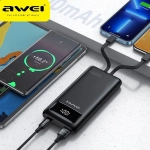 Powerbank Awei P168K 10000mAh (Λευκό)