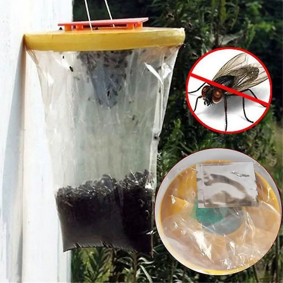 Fly Bag Trap Catcher - Σακούλα Παγίδευσης Μυγών 1 τμχ