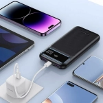 Awei P148K Power Bank 10000mAh 22.5W με Θύρα USB-A και Θύρα USB-C Power Delivery Μαύρο