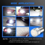 Μονοπολική λάμπα LED 1156 BA15S 12V 9 SMD 3020 9W 700LM 6500K ψυχρό λευκό 2 τεμάχια A500 SL2 1156W NOVSIGHT