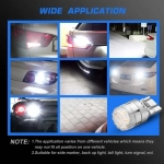 Διπολική Λάμπα T20 LED 7443 12V 9 SMD 3020 9W 700LM 6500K ψυχρό λευκό 2 τεμάχια A500 SL2 7443W NOVSIGHT