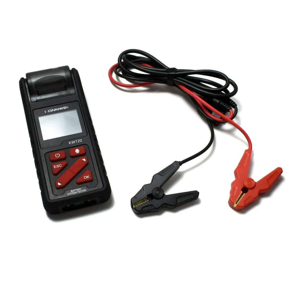 Konnwei KW720 Ψηφιακό Battery Tester με Κροκοδειλάκια
