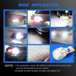 T15 LED 12V 6 SMD 3020 6W 560LM 6500K ψυχρό λευκό 2 τεμάχια A500 SL2 T15W NOVSIGHT