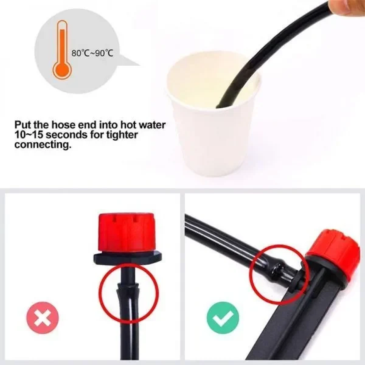 Σύστημα Αυτόματου Ποτίσματος Garden Drip Nozzle Combination 15m