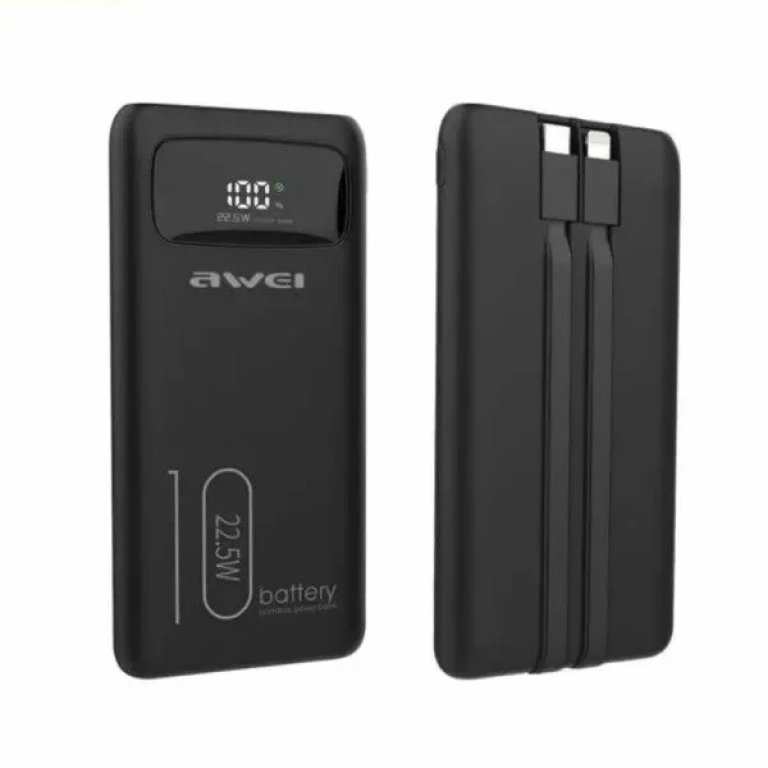 Powerbank Awei P168K 10000mAh (Μαύρο)