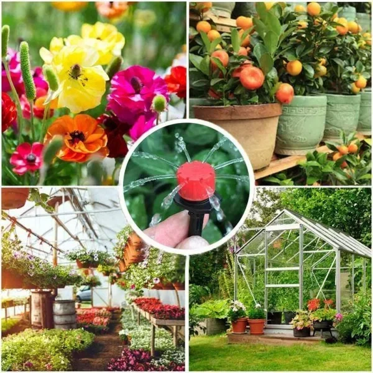 Σύστημα Αυτόματου Ποτίσματος Garden Drip Nozzle Combination 15m