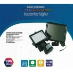 Φως Ασφαλείας LED Ηλιακής Ενέργειας με Αισθητήρα Κίνησης 60led 15W με Εύρος Ανίχνευσης 5m OEM-SPLM60