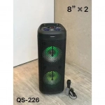 Ηχείο με λειτουργία Karaoke Kimiso QS-226 σε Μαύρο Χρώμα