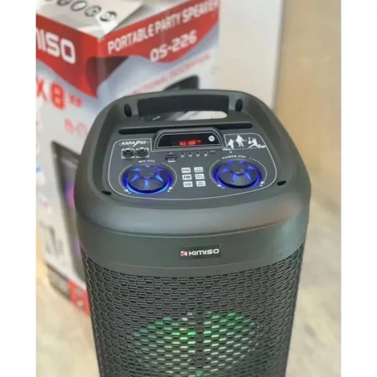 Ηχείο με λειτουργία Karaoke Kimiso QS-226 σε Μαύρο Χρώμα