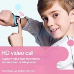 W01 Παιδικό έξυπνο ρολόι Smartwatch με Θερμόμετρο - Ροζ