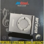 Επαναφορτιζόμενο MP3 player μωβ Q-A209 ANDOWL