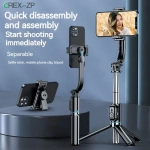 Awei X49 Πτυσσόμενο Selfie Stick και Τρίποδο με Τηλεχειριστήριο Μαύρο