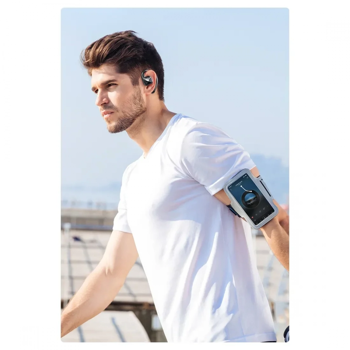 Ασύρματα αθλητικά ακουστικά Bluetooth Awei T67 Μωβ Χρώμα