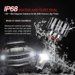 NovSight Λάμπες Αυτοκινήτου H4 LED 6000K Ψυχρό Λευκό 12-24V 70W 2τμχ
