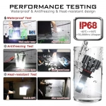 NovSight Λάμπες Αυτοκινήτου F03 H7 LED 6000K Ψυχρό Λευκό 12-24V 70W 2τμχ