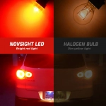 T10 LED 12V 3 SMD 3020 3W 65LM κόκκινο 2 τεμάχια A500 SL2 T10R NOVSIGHT