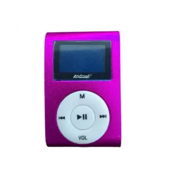 Επαναφορτιζόμενο MP3 player με οθόνη LCD Andowl Q-A208 μωβ
