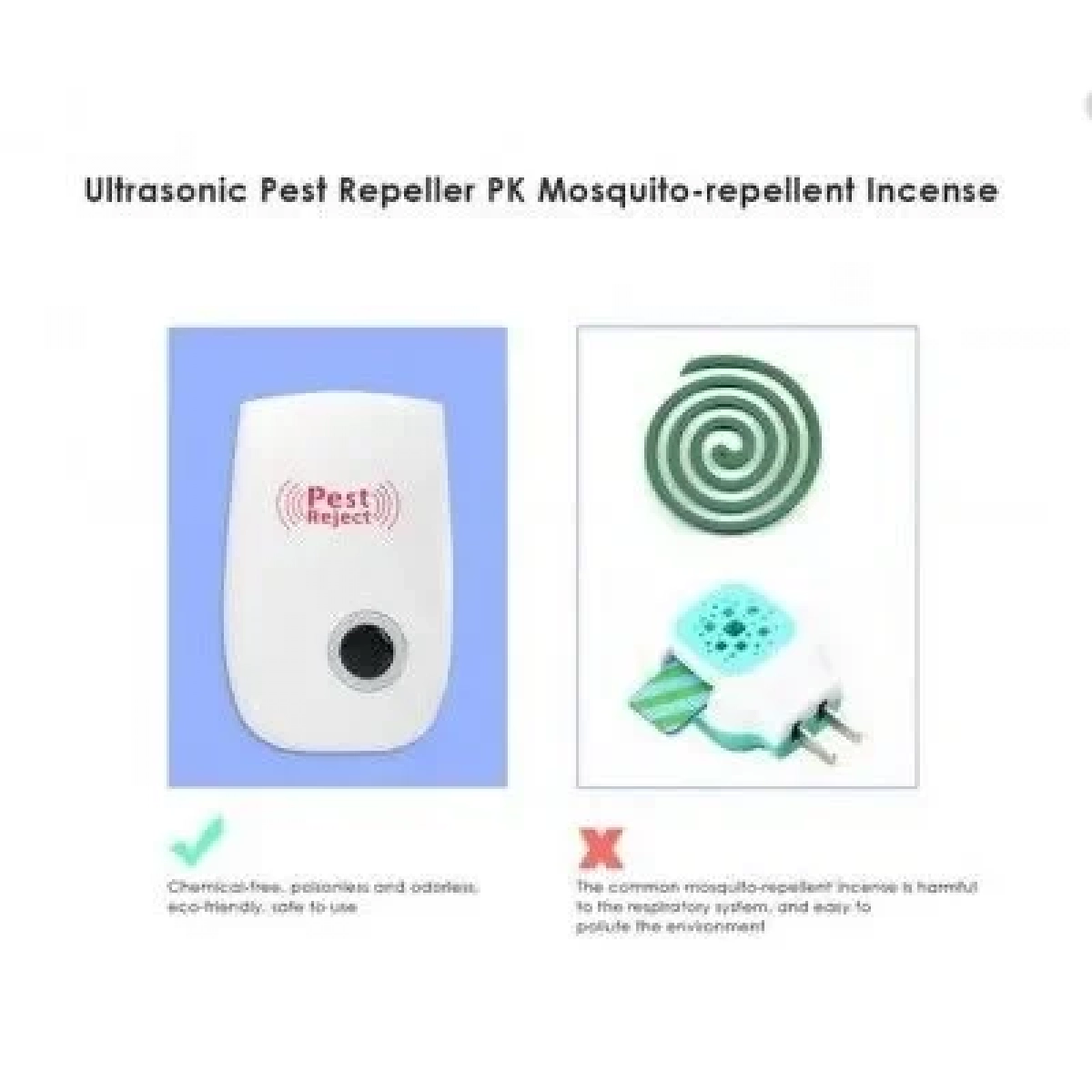 Συσκευή Απώθησης Τρωκτικών & Εντόμων Pest Reject 50306
