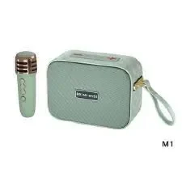 Μίνι ηχείο bluetooth Karaoke με μικρόφωνο Boombass M2101 Wireless Πράσινο