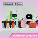 Μίνι ηχείο bluetooth Karaoke με μικρόφωνο Boombass M2101 Wireless Πορτοκαλί