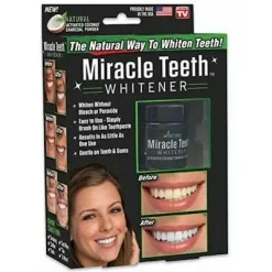 Miracle Teeth Πούδρα Λεύκανσης Δοντιών με Ενεργό Άνθρακα 20gr