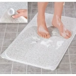 Shower Rug Αντιολισθητικό Μπάνιου με Βεντούζες 40x70cm Λευκό