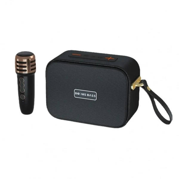 Μίνι ηχείο bluetooth Karaoke με μικρόφωνο Boombass M2101 Wireless Μαύρο