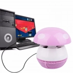 Μίνι Φωτιστικό Εντομοπαγίδα USB με Σύστημα Αναρρόφησης - OEM σε Μπλε Χρώμα