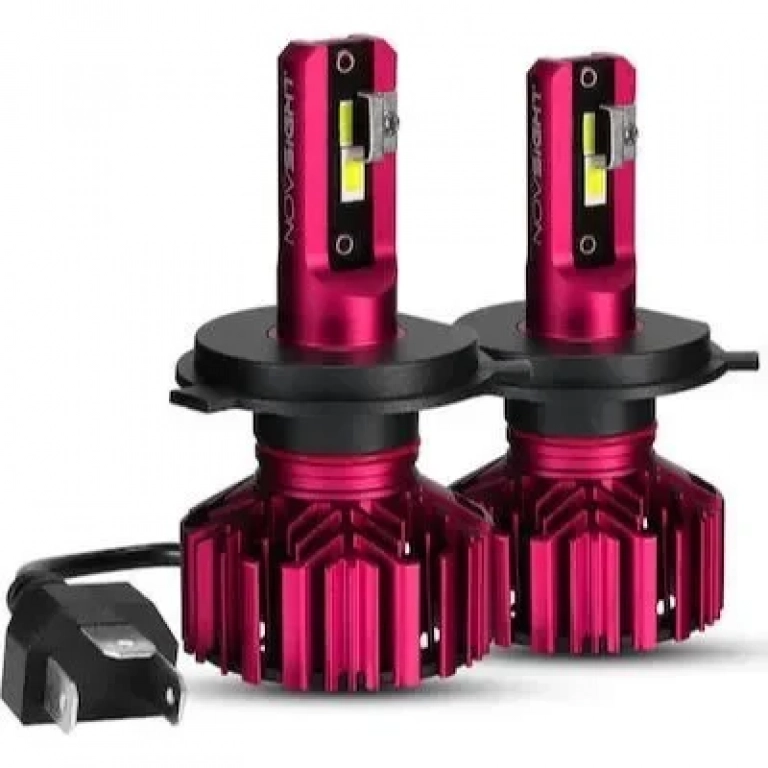 NovSight Λάμπες Αυτοκινήτου A500 N11S H4 LED 6000K Ψυχρό Λευκό 12-24V 30W 2τμχ