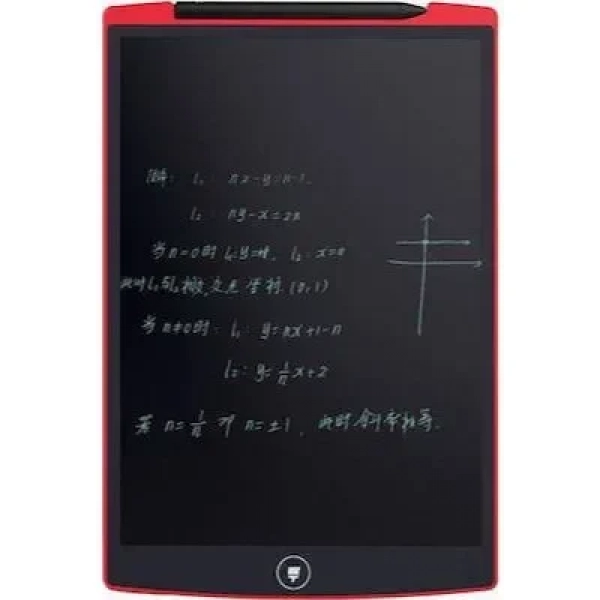 LCD Ηλεκτρονικό Σημειωματάριο 8.5" Κόκκινο